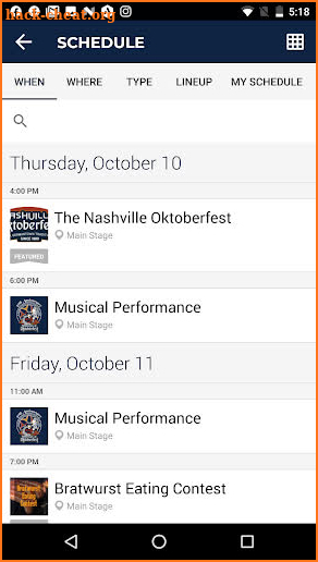 Nashville Oktoberfest screenshot