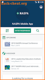 NASPA Mobile App screenshot