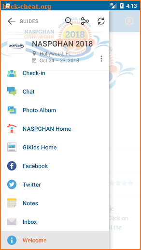 NASPGHAN 2018 screenshot