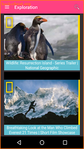 Nat Geo 2018 - Documentary app screenshot