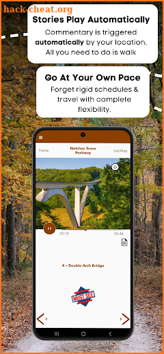 Natchez Trace Parkway GPS Tour screenshot