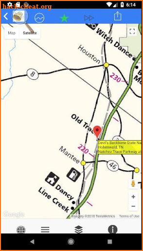Natchez Trace Parkway Tour Maps Aligned Offline screenshot