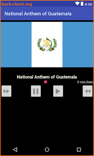 National Anthem of Guatemala screenshot