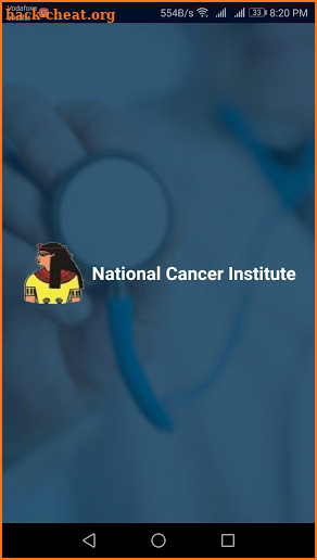 National Cancer Institute screenshot