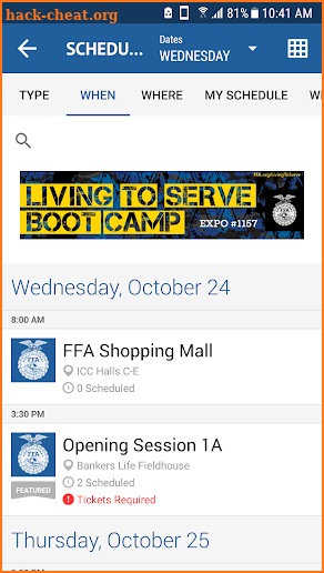 National FFA Convention & Expo screenshot