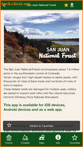 National Forest & Grasslands Explorer screenshot