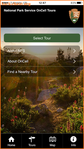 National Park Service Tours screenshot