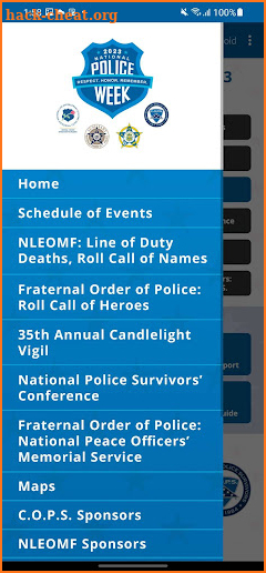 National Police Week 2023 screenshot