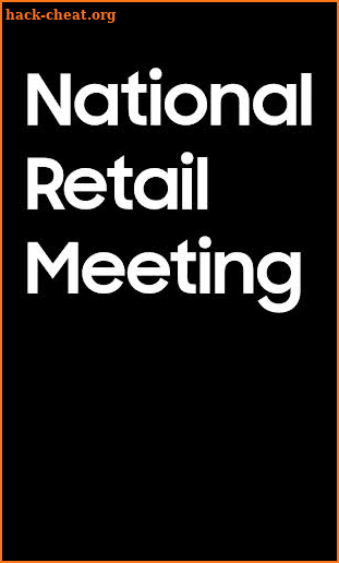 National Retail Meeting (NRM) screenshot