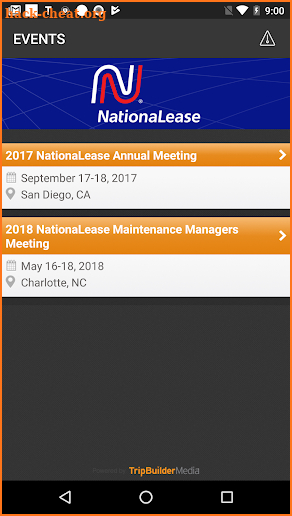 NationaLease Meetings 2017-18 screenshot
