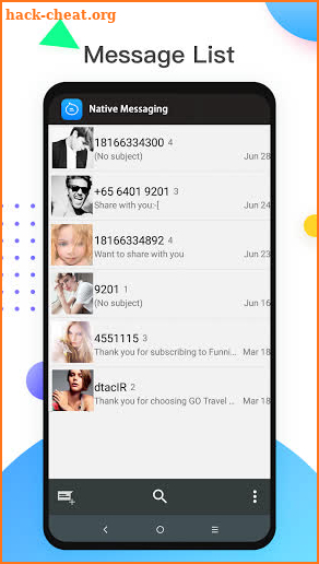 Native messaging screenshot