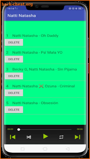 Natti Natasha - Oh Daddy (without internet) Songs screenshot