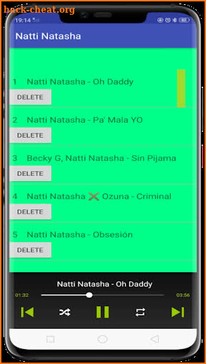 Natti Natasha - Oh Daddy (without internet) Songs screenshot