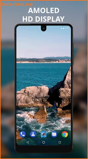 Natural beautiful seaside scenery live wallpaper screenshot