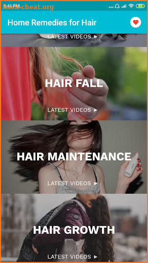 Natural home remedies for hair fall screenshot