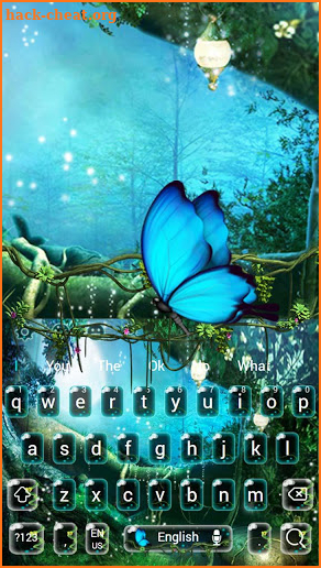 Nature Butterfly Keyboard screenshot