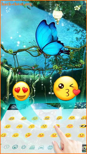 Nature Butterfly Keyboard screenshot
