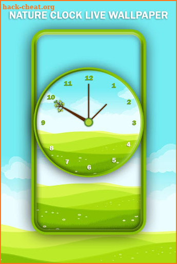 Nature Clock Live Wallpaper screenshot
