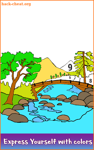 Nature Color by Number - Anti Stress Coloring Book screenshot