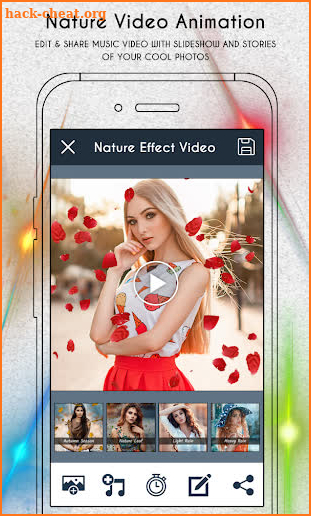 Nature Effect Photo Video Maker - Photo Animation screenshot