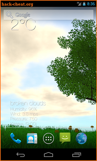 Nature Live Weather 3D LWP screenshot