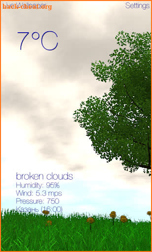 Nature Live Weather 3D PRO screenshot
