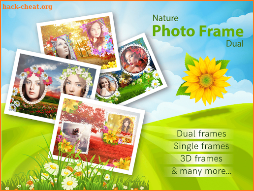 Nature Photo Frames Dual screenshot