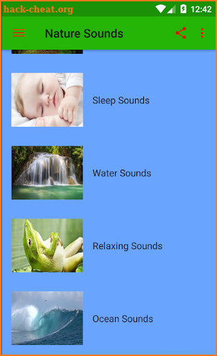 Nature Sounds Relax and Sleep Download. screenshot