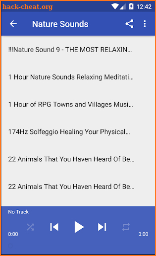 Nature Sounds Relax and Sleep Download. screenshot