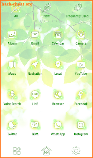 Nature Wallpaper Sun Filled Spring Green Theme screenshot