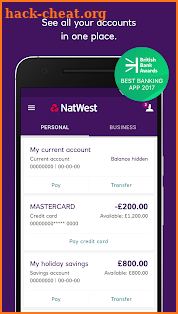 NatWest Mobile Banking screenshot