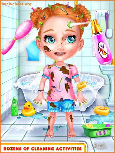 Naughty Kids Makeover - Sweet Baby Cleanup Games screenshot