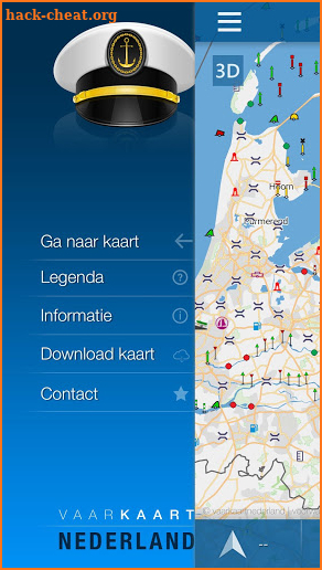 Nautical map (The Netherlands) screenshot