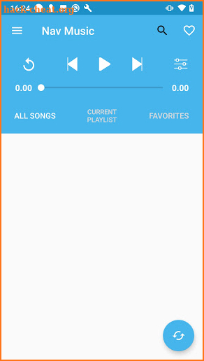 NAV Music player screenshot