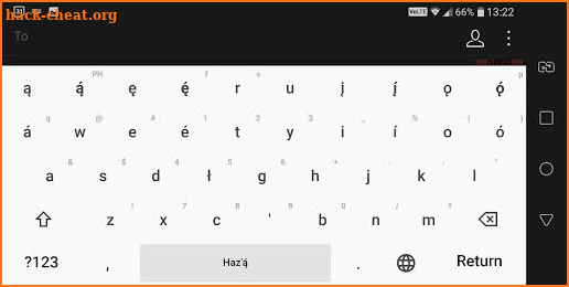 Navajo Keyboard screenshot