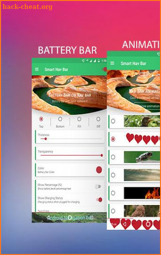 Navbar slideshow free - navbar customize android screenshot