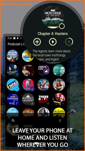 NavCasts - Wear OS Podcast Player Offline Playback screenshot