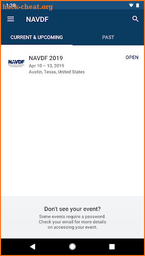 NAVDF screenshot