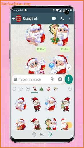 Navidad stickers  WAStickerApps screenshot