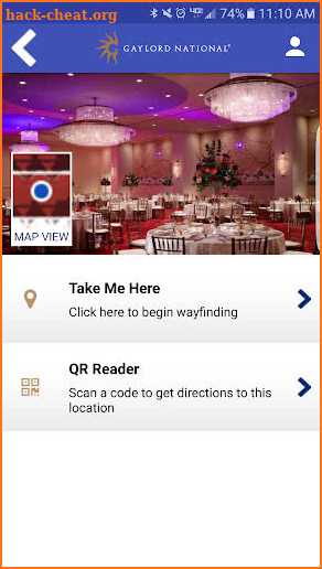 Navigate Gaylord Hotels App screenshot