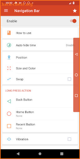 Navigation Bar - Assistive Touch Bar screenshot