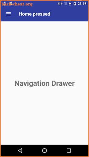Navigation Drawer screenshot