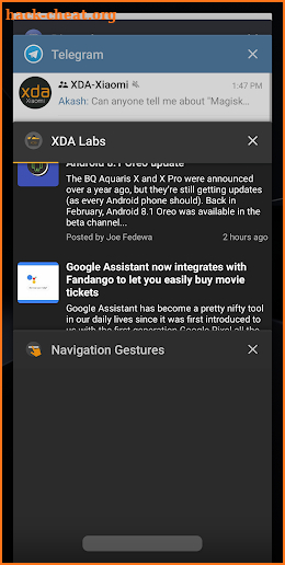 Navigation Gestures Premium Add-On screenshot