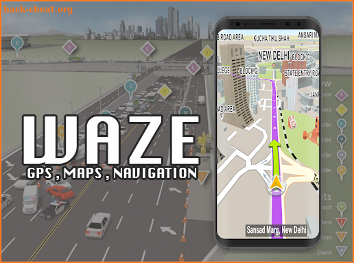 Navigation waze maps and gps guide screenshot