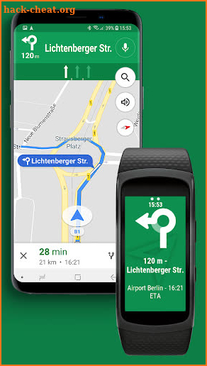 Navigator Lite [Google Maps Viewer: Gear Fit] screenshot