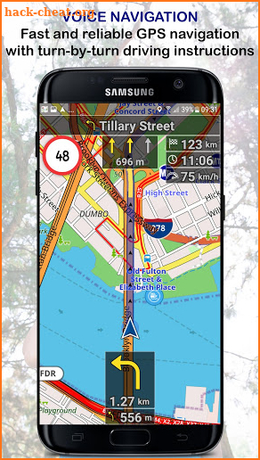 Navigator PRO - GPS Navigation with Offline Maps screenshot