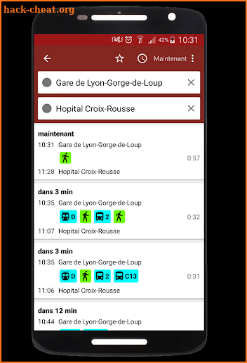NaviGo France - Timetables Itinerary Bus, Train screenshot