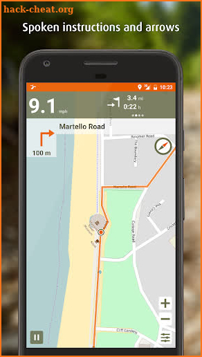 Naviki – Bike navigation screenshot