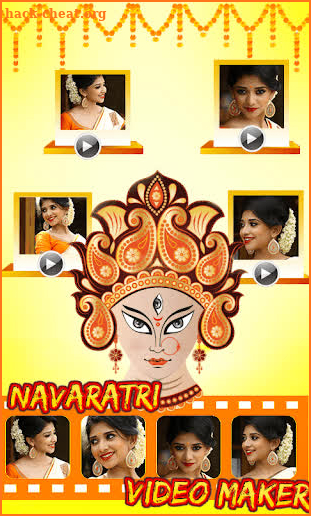Navratri 2020 photo Video maker with music screenshot