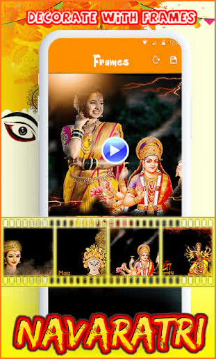 Navratri 2020 photo Video maker with music screenshot